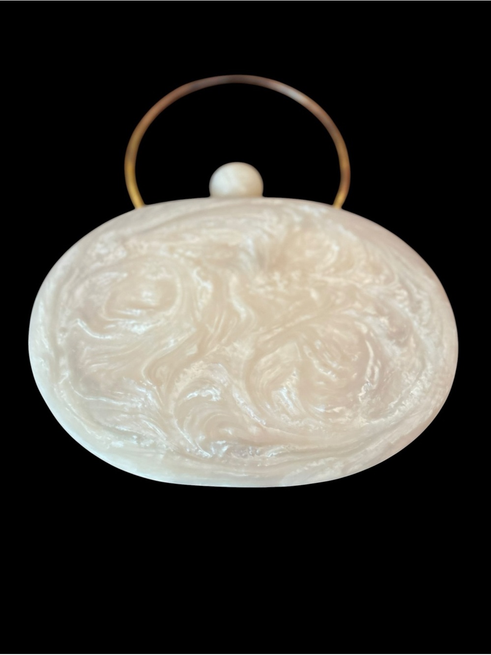Lele Sadoughi Oval Minaudiere Bag